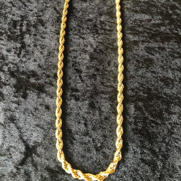 Other - 5 mm Thick 24 inch Rope Chain 14k Gold Plated
